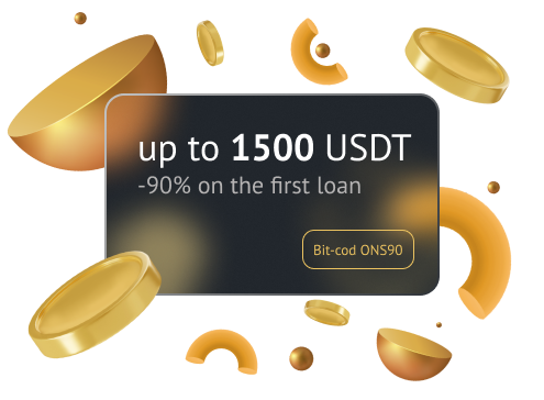 -90% discount on your first crypto loan!